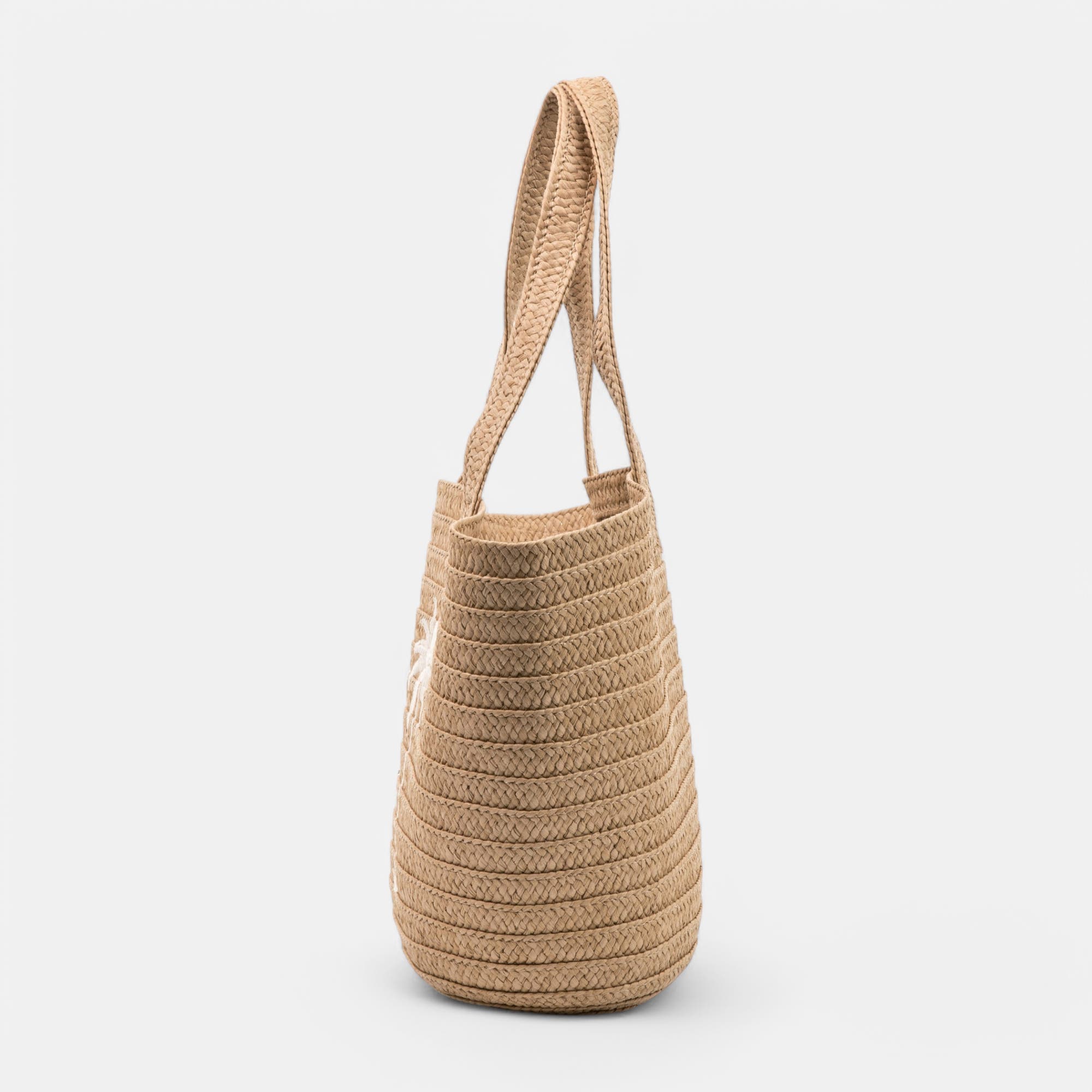 Sac de shopping beige