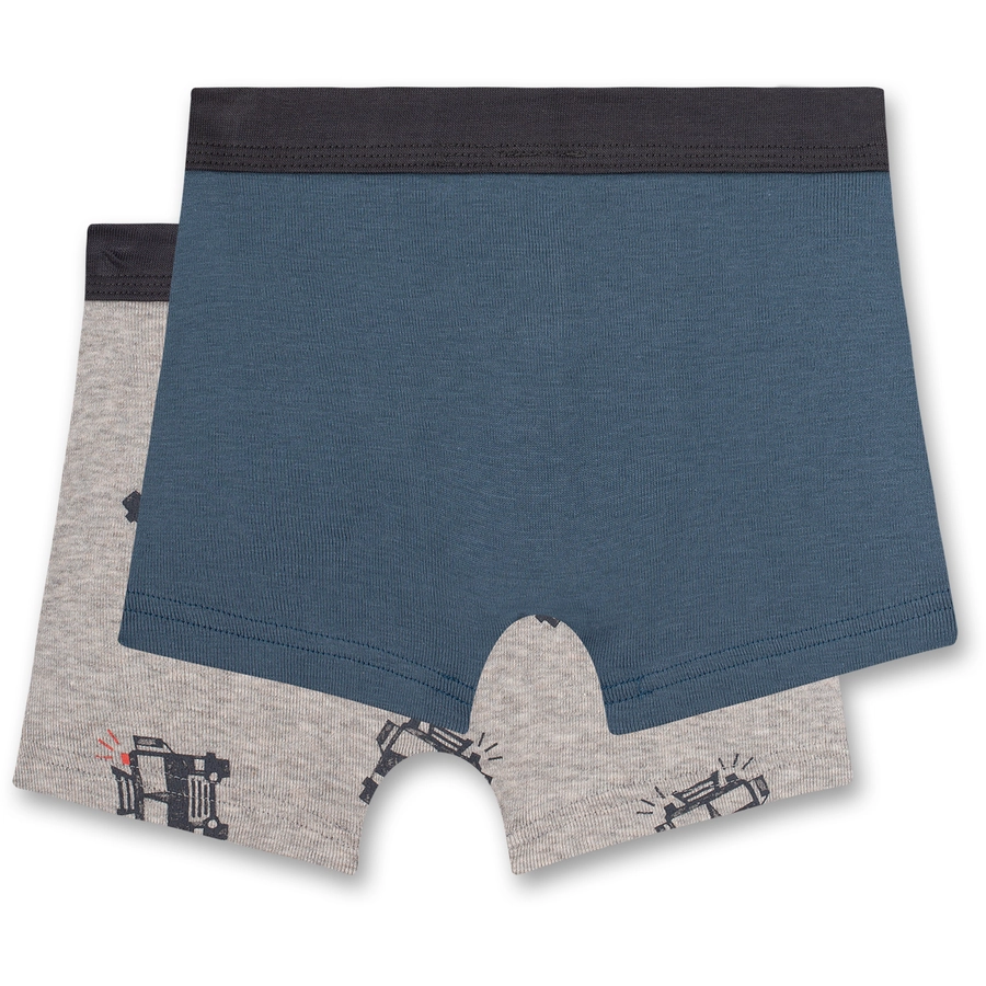 Sanetta Shorts Doppelpack graublau