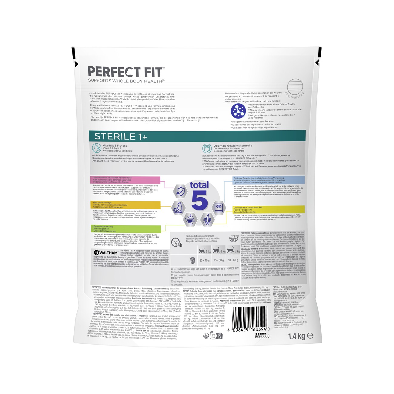 PERFECT FIT Beutel Sterile 1+ mit Huhn 1,4 kg