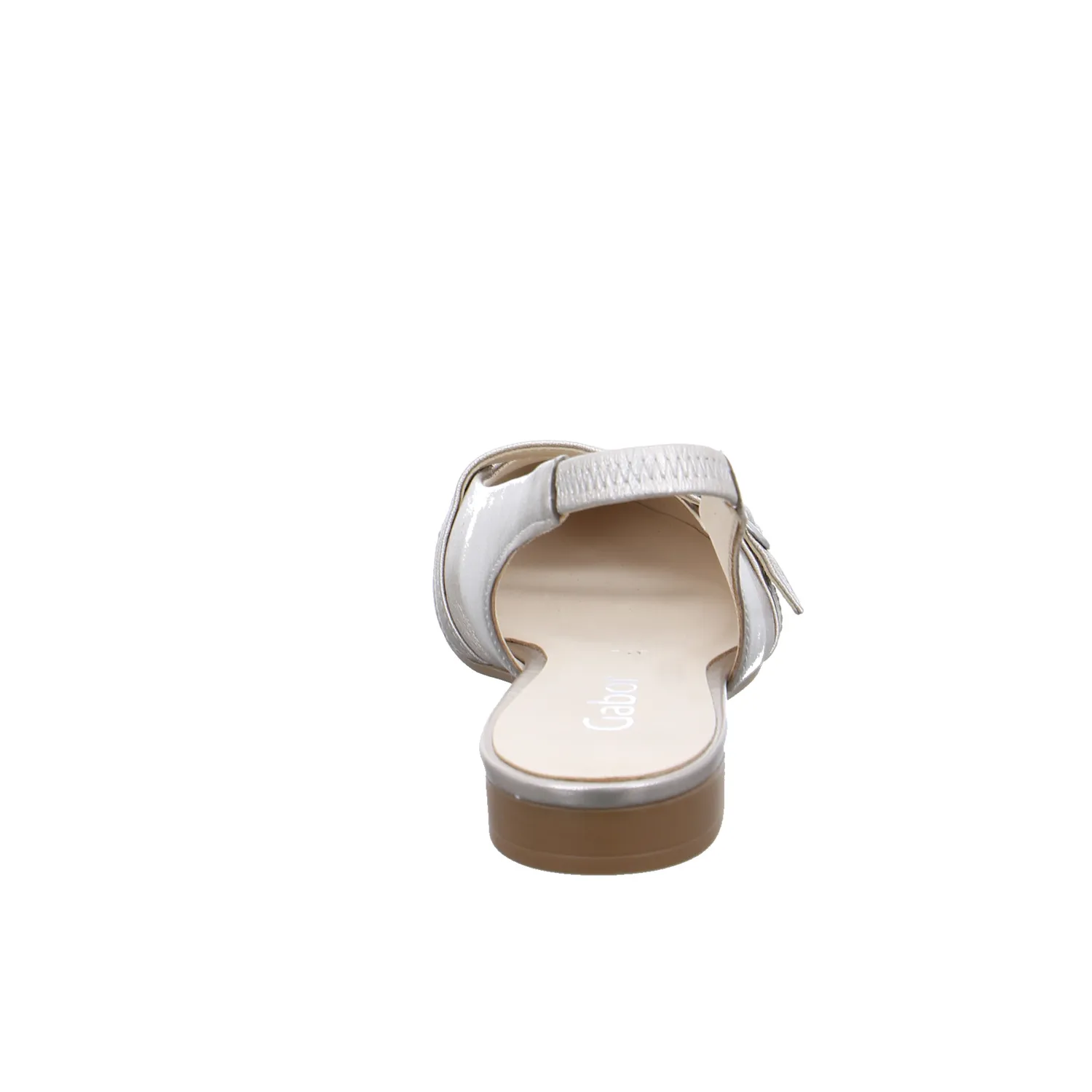 GABOR Slingpumps Gold Leder