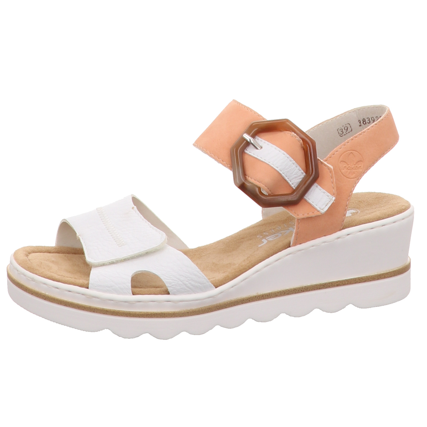 Rieker Sandalette weiß kombi weiss/weiss kombi