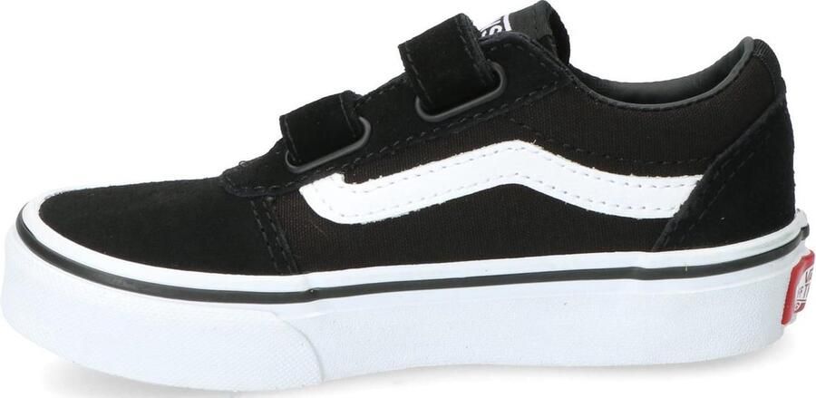 Vans Youth Ward V Suede Canvas Jongens Sneakers Black White
