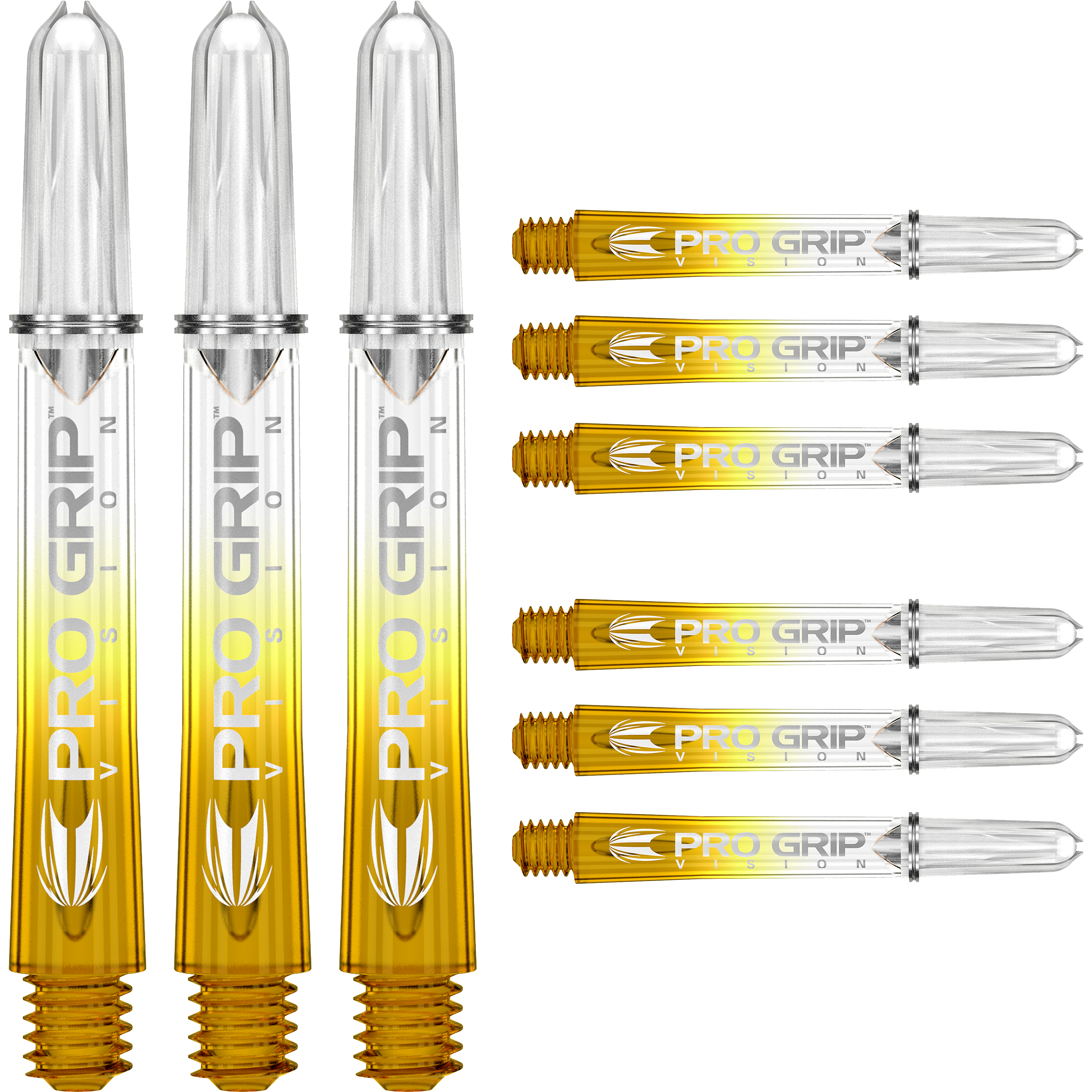 Target - Pro Grip Vision Shaft 3er Set - Gelb