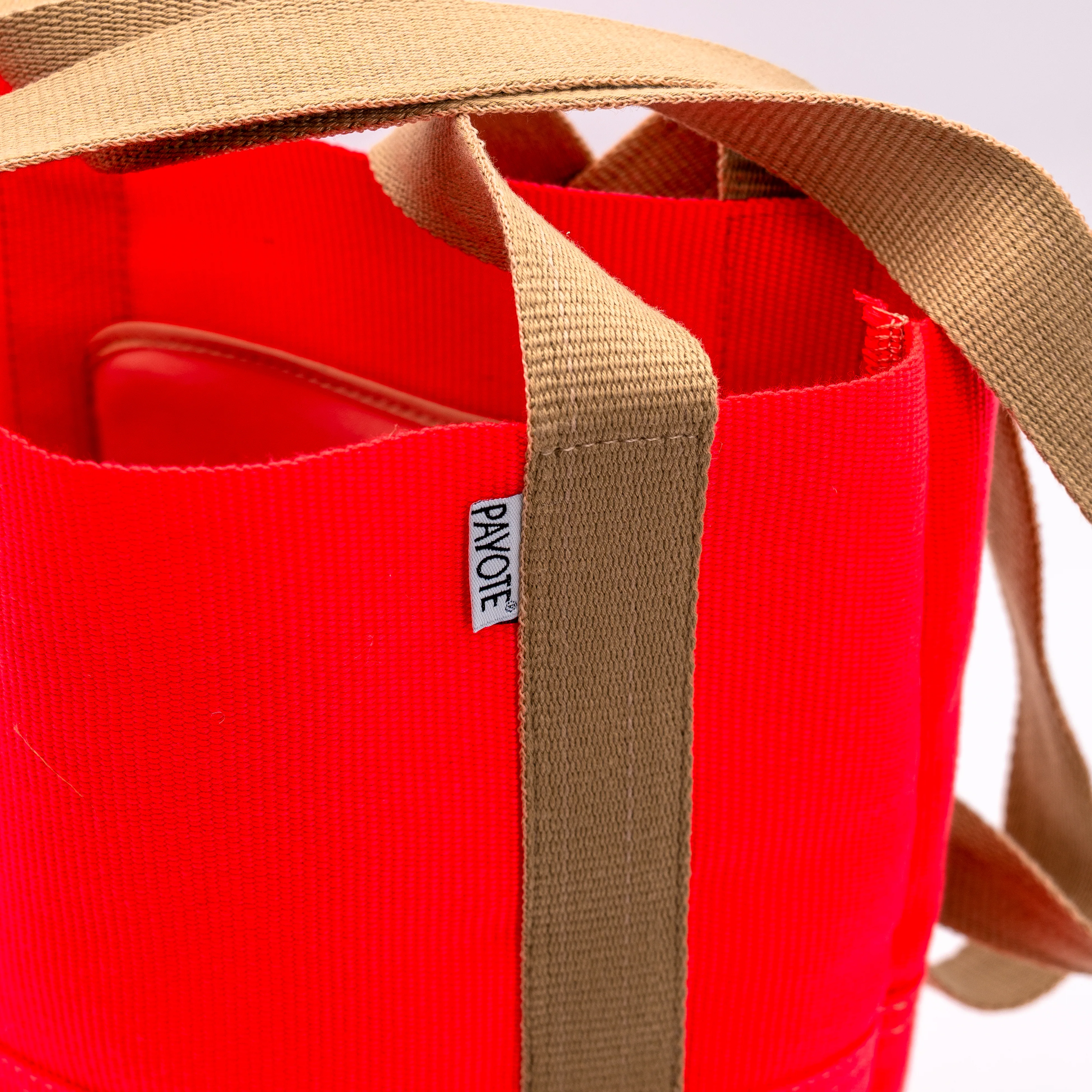 Sac espadrille Rose fluo