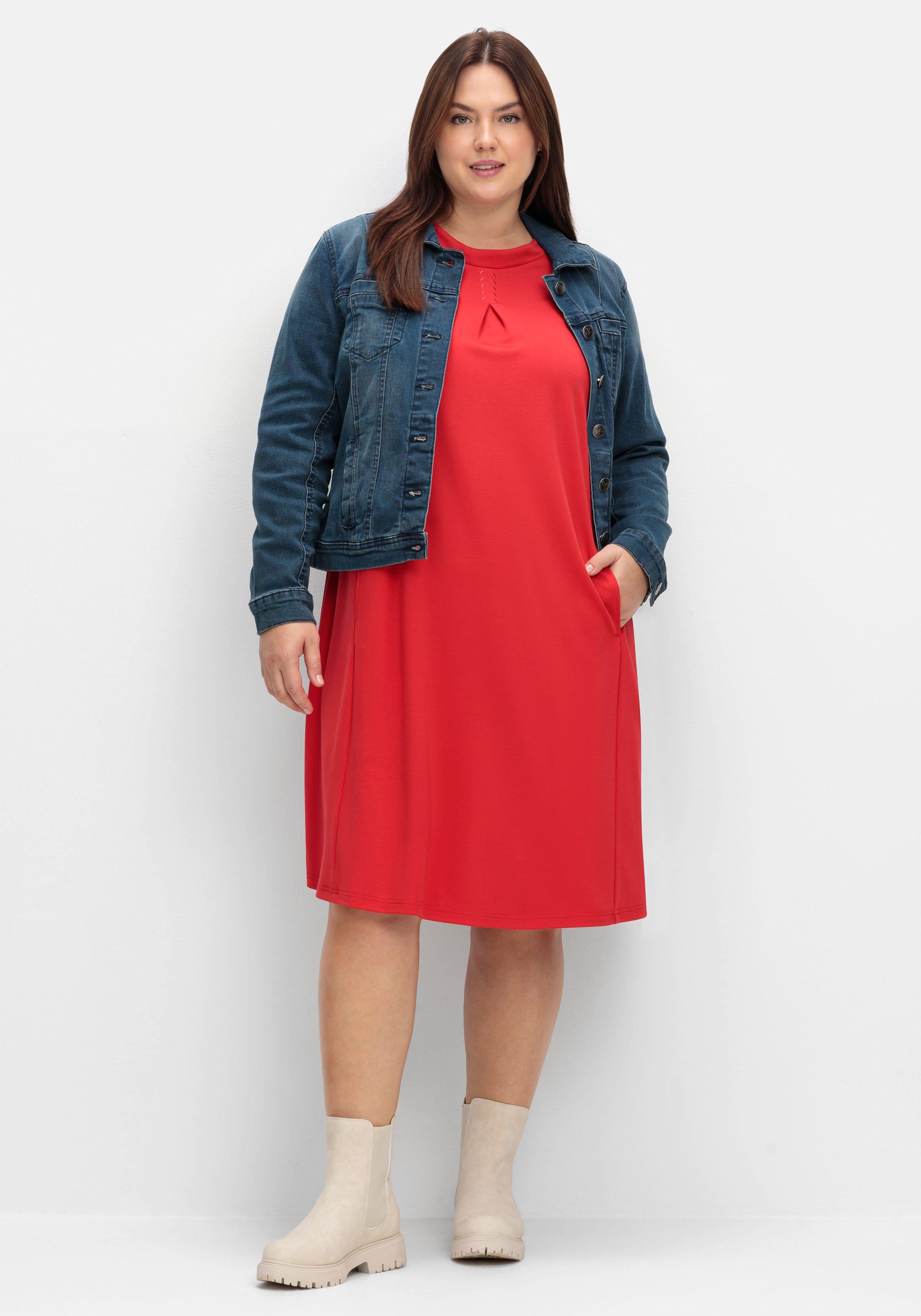 Shirtkleid in A-Linie, mit Taschen