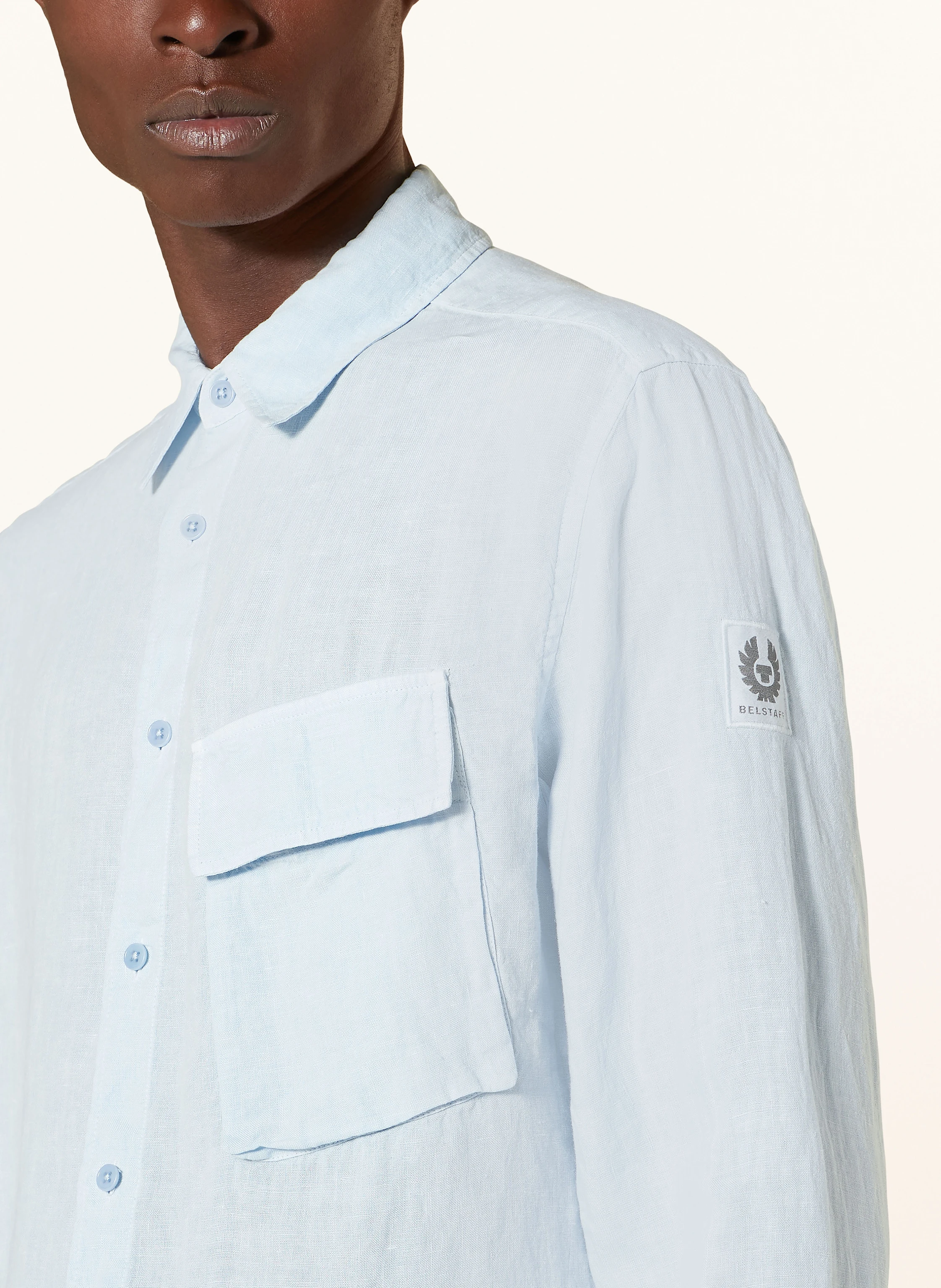 BELSTAFF Leinenhemd SCALE Comfort Fit