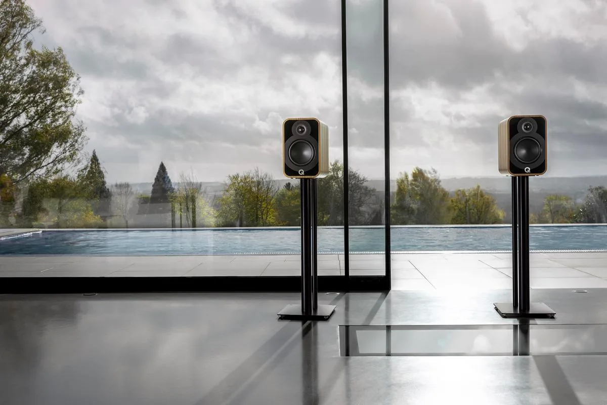Q Acoustics 5020 Bois de rose (la paire) Enceintes bibliothèque