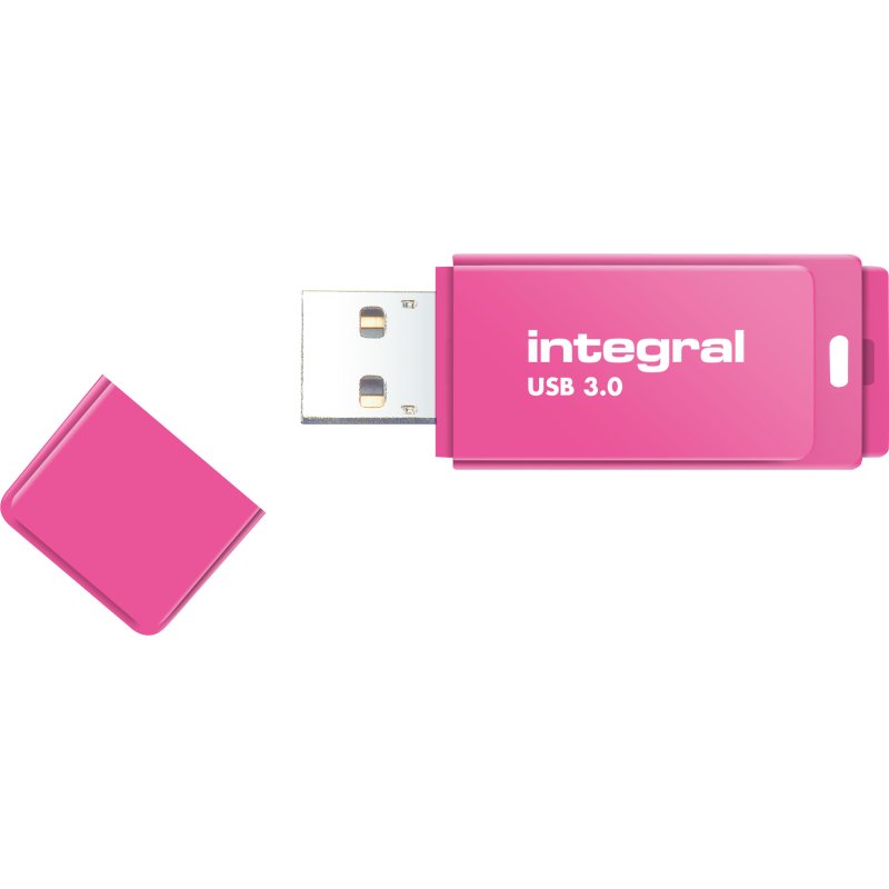Integral clé USB Néon 64 Go Usb 3.2 (USB-C) Rose