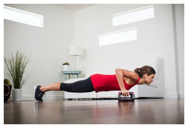 Supports de pompes avec poignées rotatives et prises ergonomiques - Push Up Pro