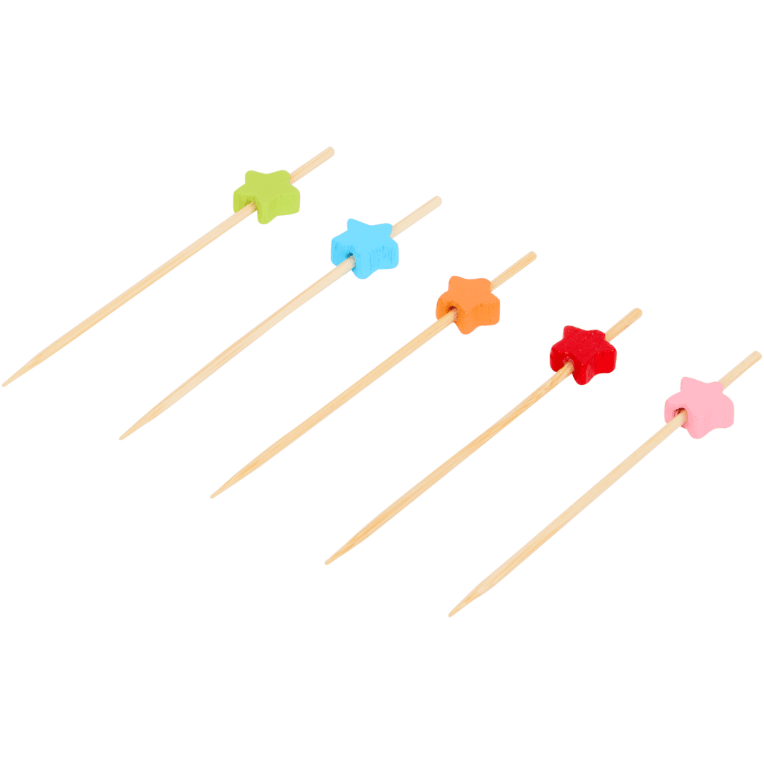 Cocktailprikkers 30 stuks | diverse varianten