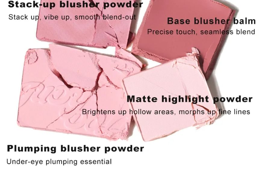 Judydoll - 4-kleuren blush- en highlightpalet - 04