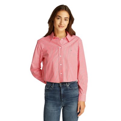 Chemise à manches longues femme Tjw Crp Rlx Poplin TOMMY HILFIGER