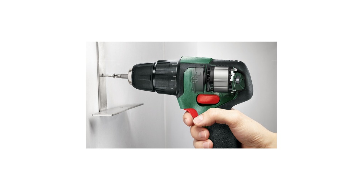 BoschAccuschroefboormachine EasyImpact 12 klopboormachine  (Groen/zwart, POWER FOR ALL ALLIANCE, Accu en oplader niet inbegrepen)