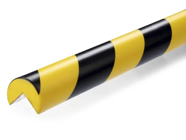 Durable C25R, Polyurethan (PU), Sort, Gul, Afrundet, 1000 mm, Kina