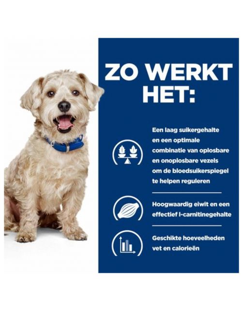 Hill's Prescription Diet W\/D Digestive\/Weight\/Diabetes Management Zak Kip - Hondenvoer