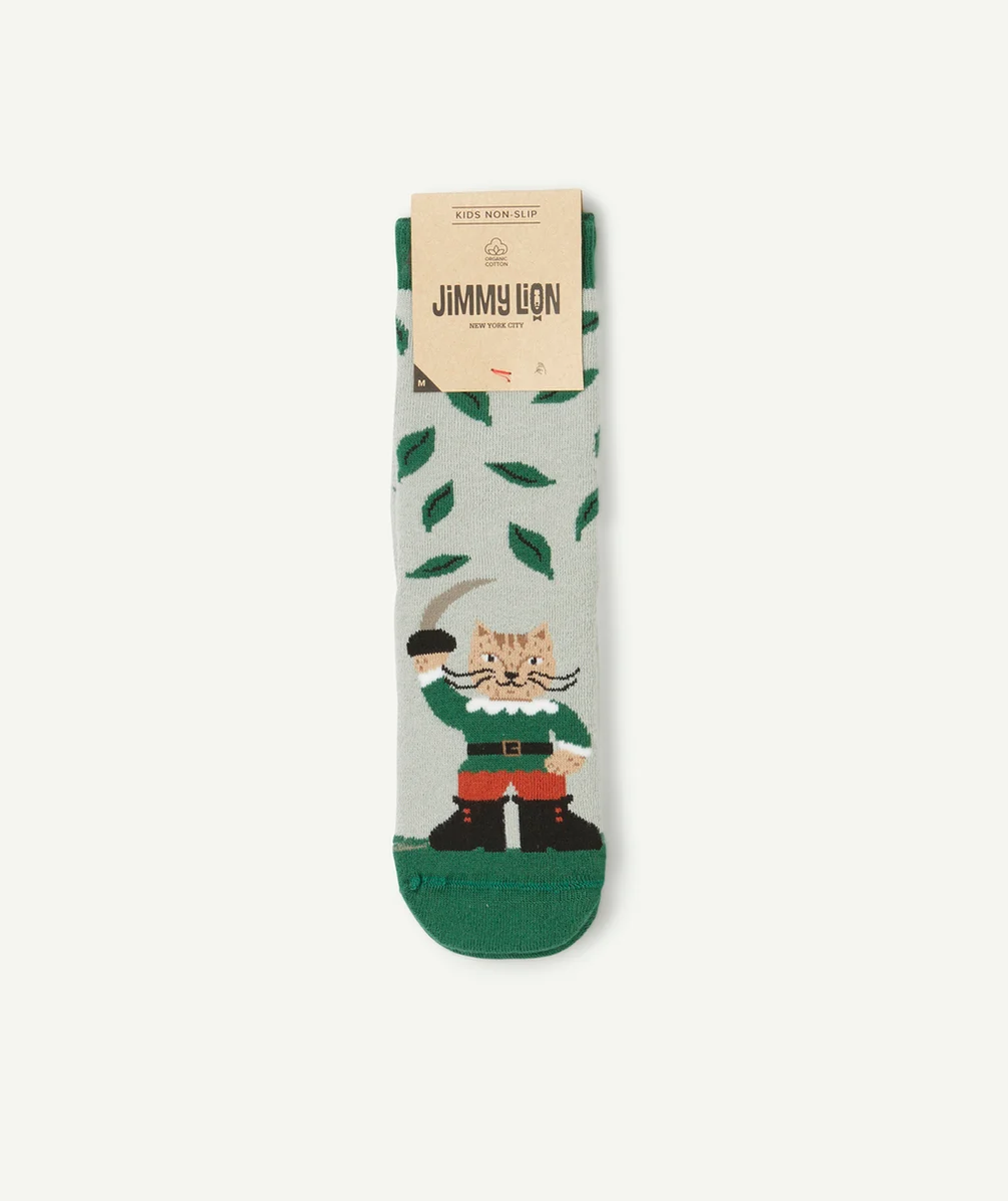 JIMMY LIONPAIRE DE CHAUSSETTES ANTIDÉRAPANTES THÈME CHAT POTTÉ