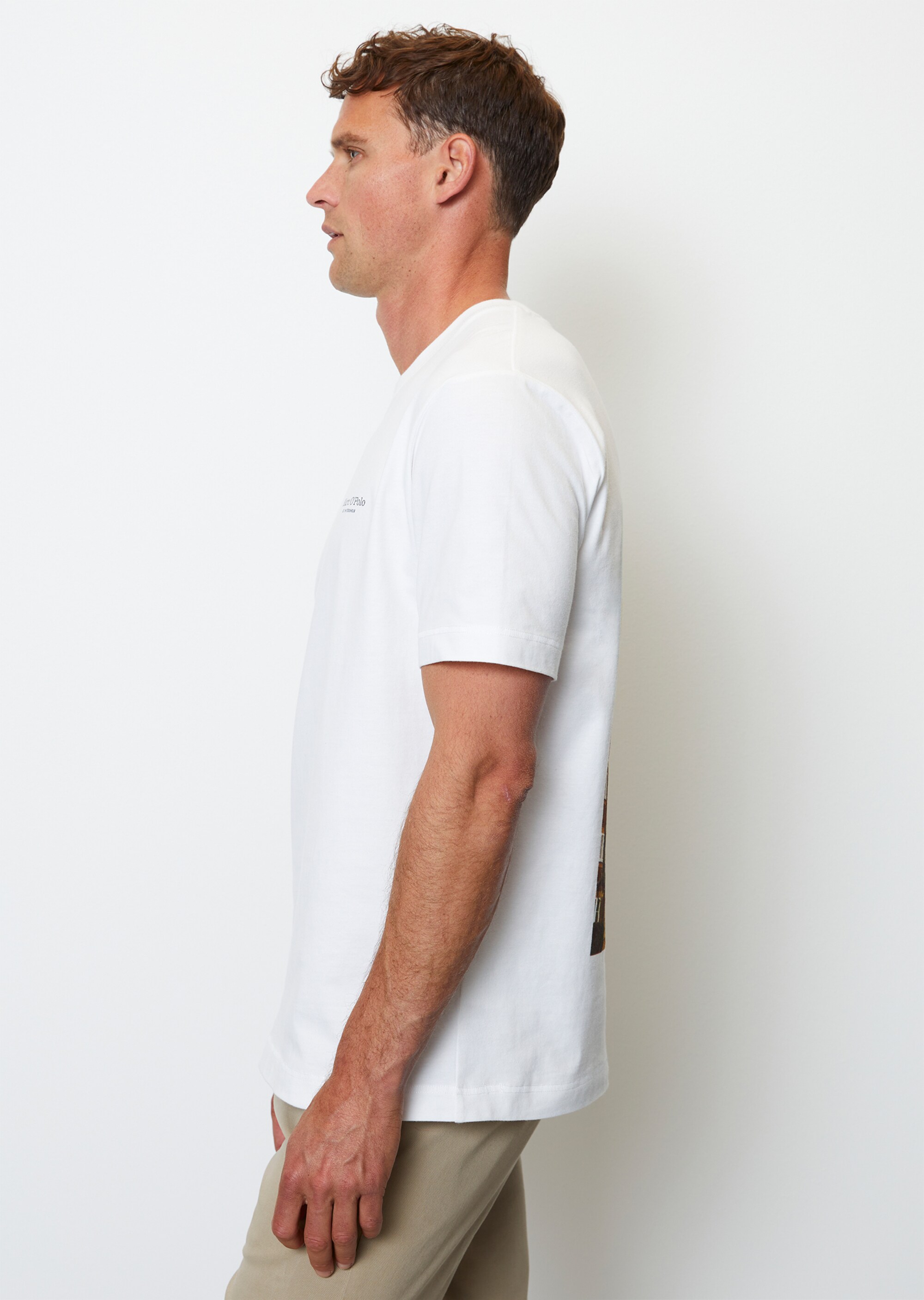 T-Shirt regular mit Rückenprint aus Bio-Baumwolle