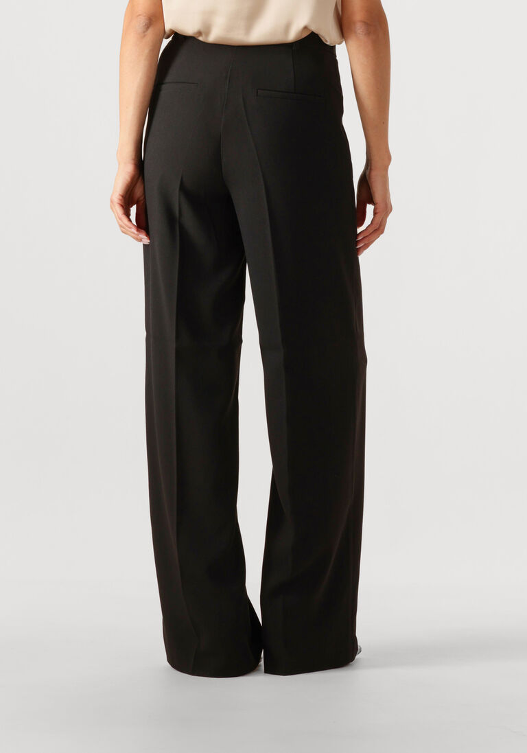zwarte dante6 wijde broek luca wide leg pant