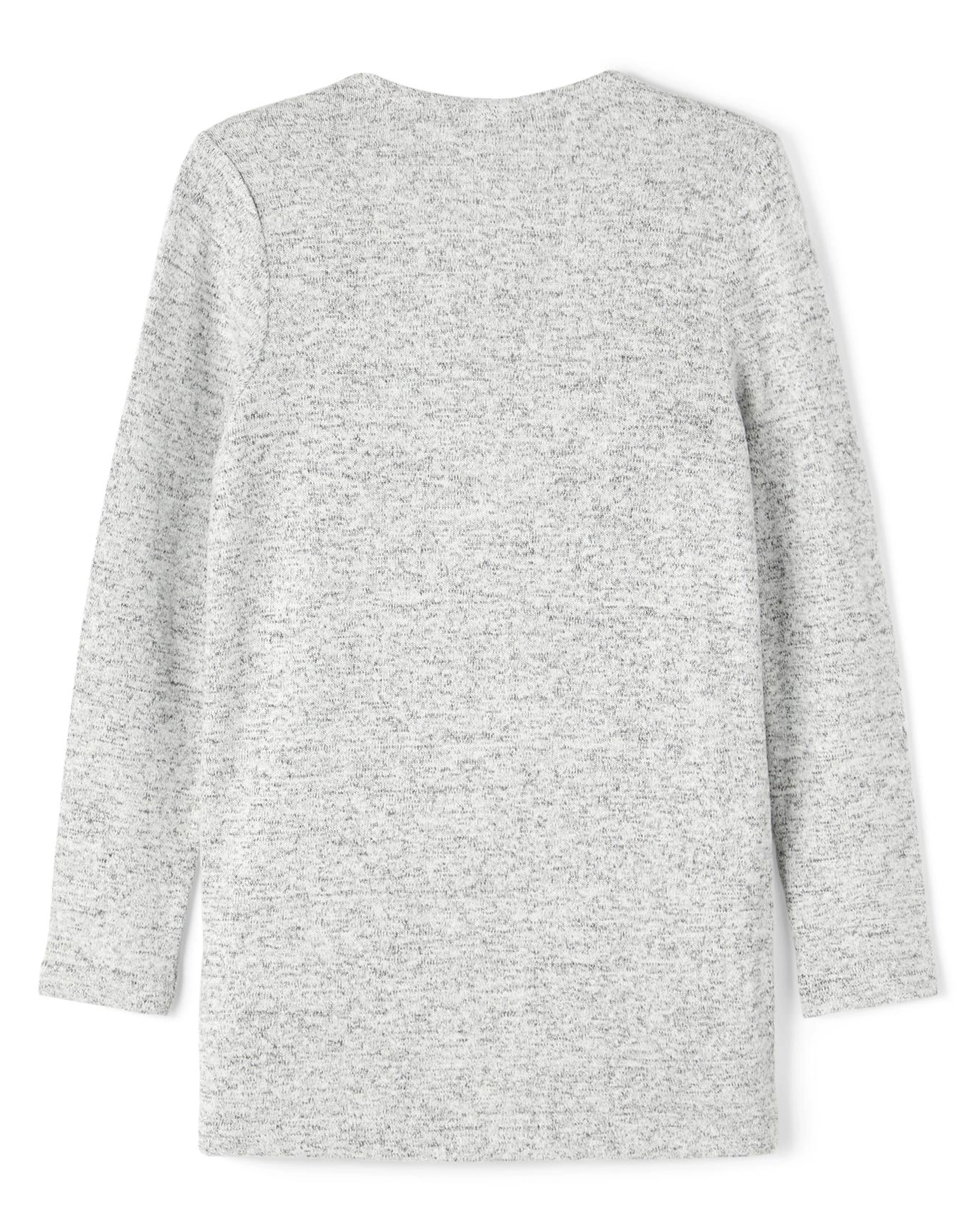 Strickjacke NKFVICTI in grey melange