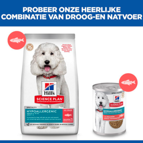 Hill's Science Plan Hypoallergenic Adult Hondenvoer Zalm - Blik