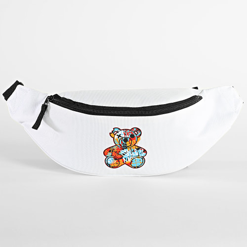 Sacoche Banane Nounours Graffiti Blanc Rouge