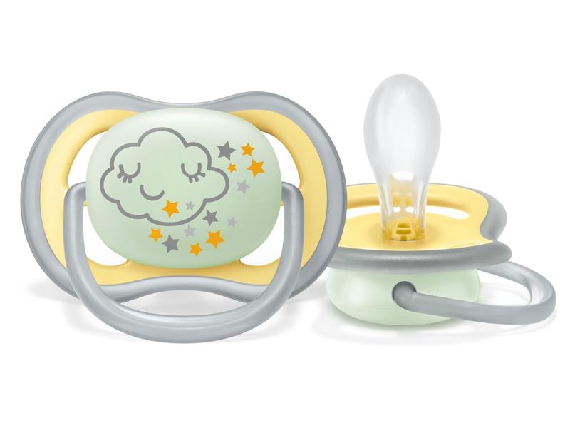 PHILIPS AVENT Nuggi Ultra Air Night 18  Mt. Leichter und atmungsaktiver Schnuller