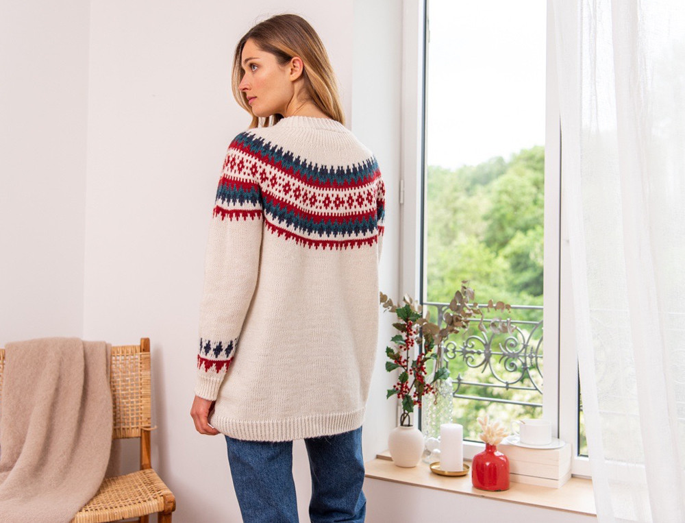 Gilet long-Famille d'amour