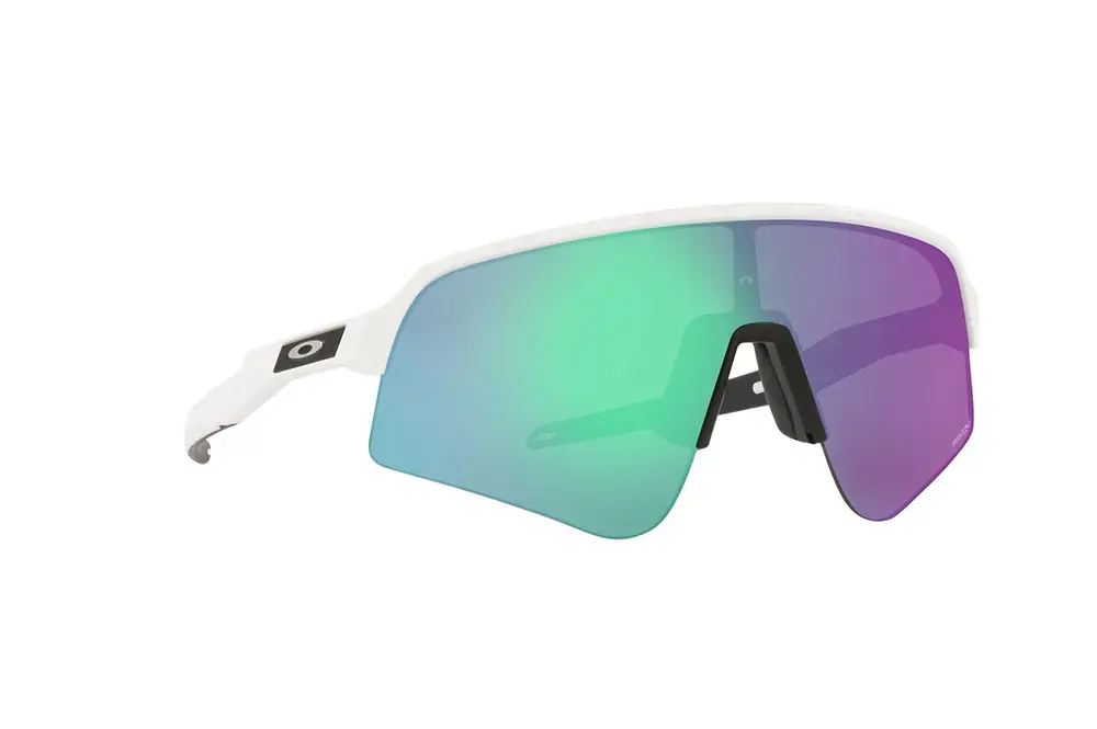 Oakley Sutro Lite Sweep Sport Zonnebril Mat Wit met Prizm Road Jade Lens
