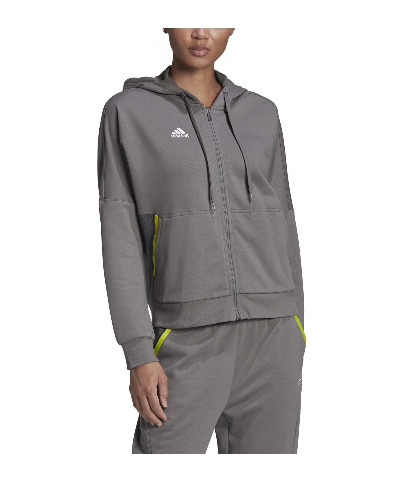 adidas Condivo 22 Kapuzenjacke Damen Grau