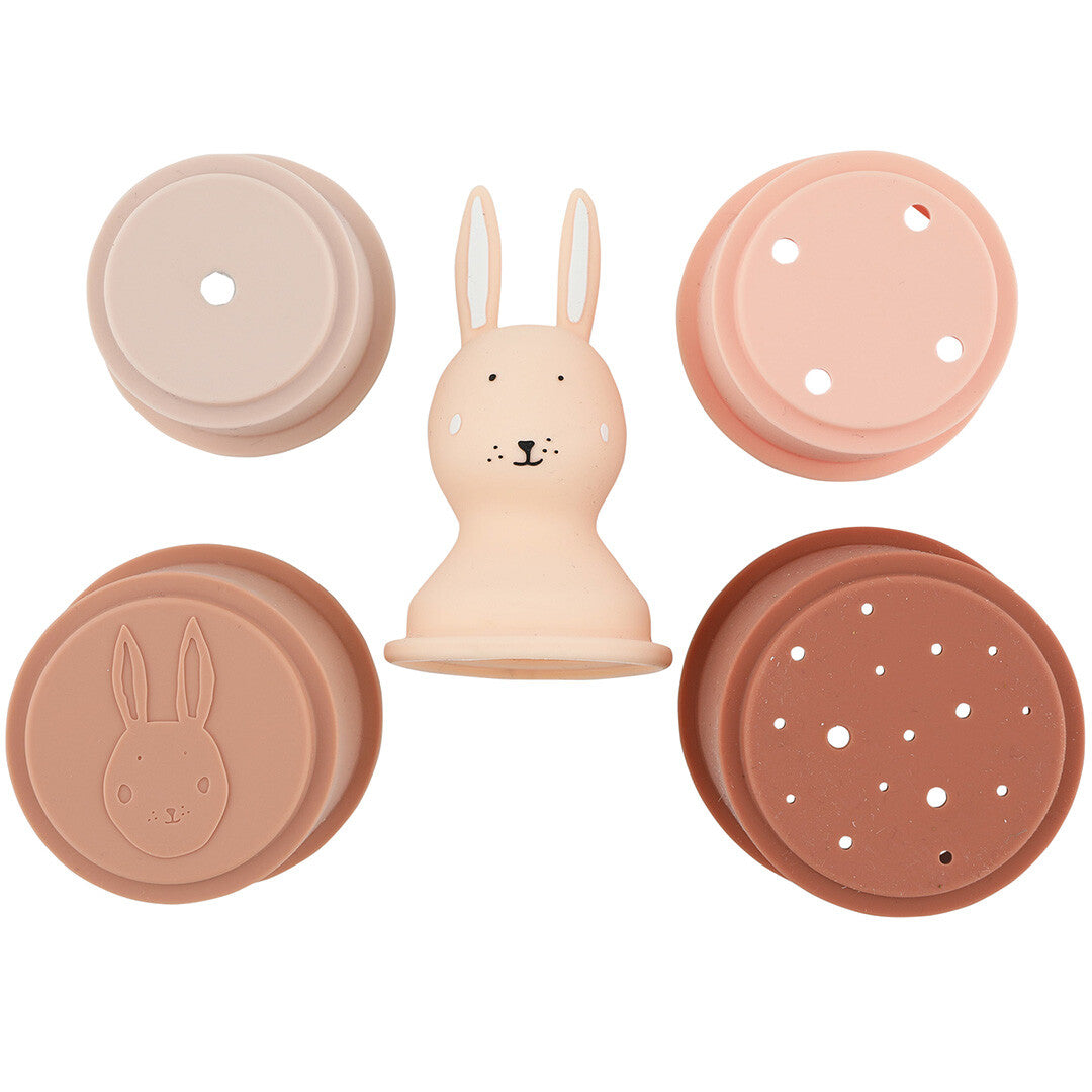 Trixie stapelbekers mrs. rabbit - 5st