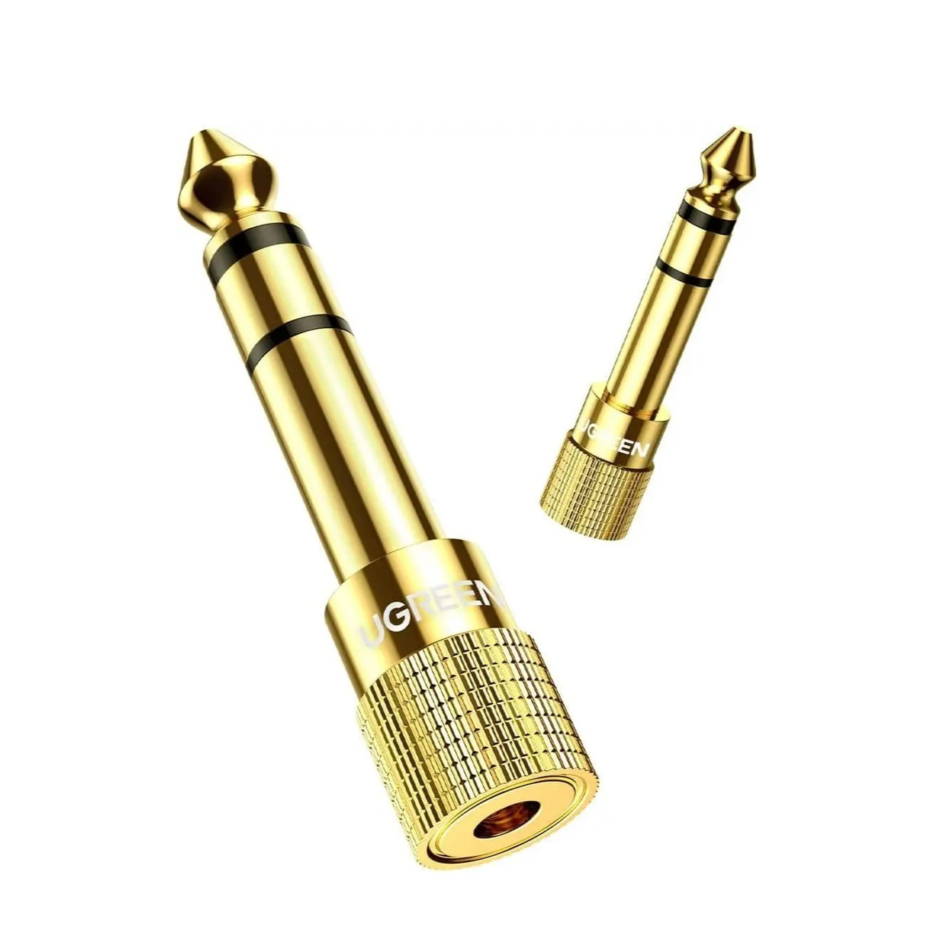 Audio Adapter 6.3mm Klinkenstecker auf 3.5mm Klinkenbuchse - Gold