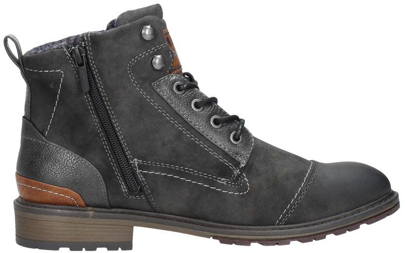Mustang Heren veterschoenen donkergrijs
