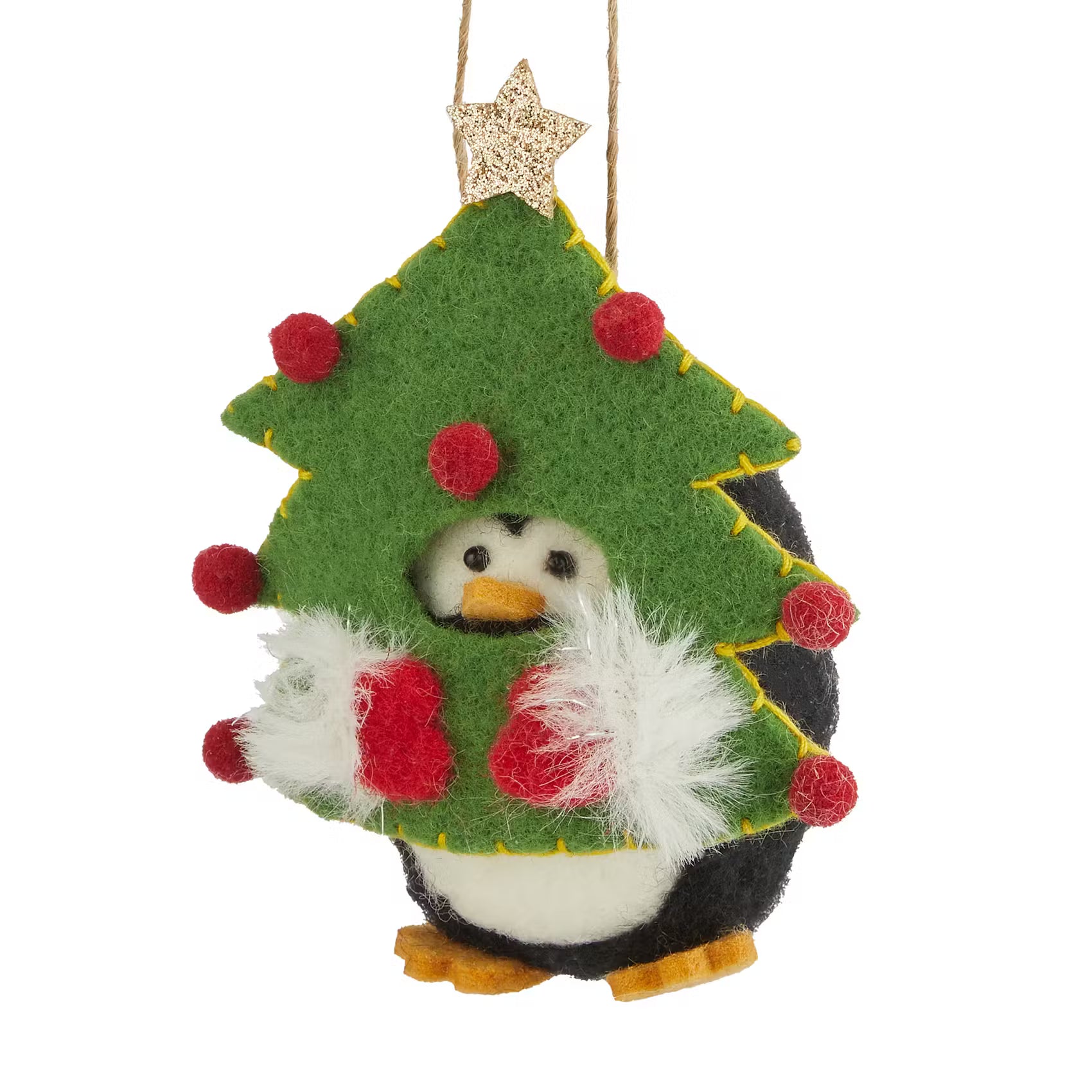 HANG ON Baumanhänger Pinguin mit Tanne
