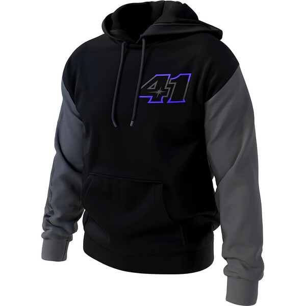 Ixon - Sweat à capuche Aleix Espargaro 24 Noir / Gris / Violet