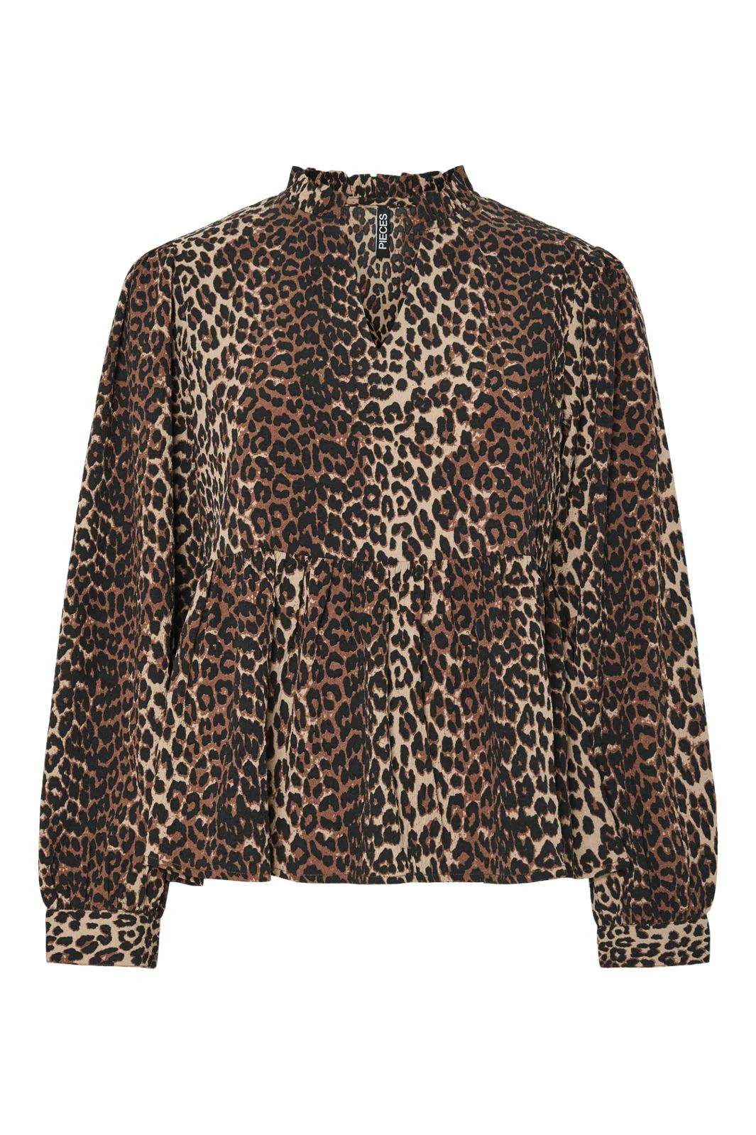 Pieces Pcjeo Ls V-Neck Blouse