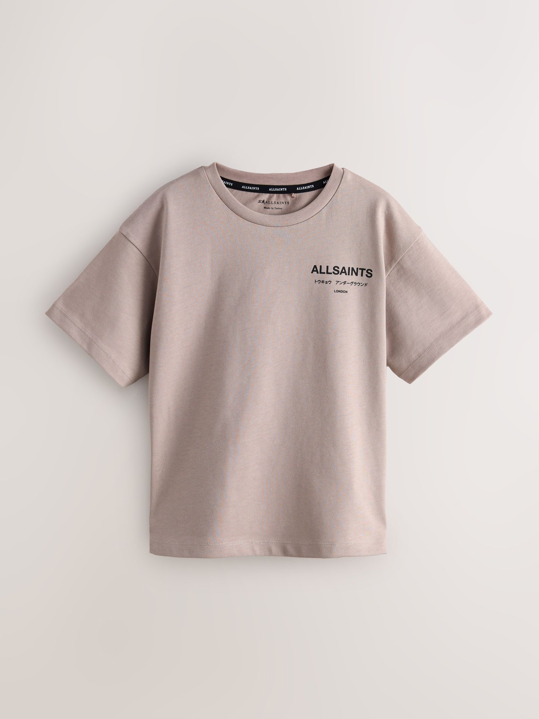 Lichtbruin - smALLSAINTS Oversized Underground Crew Cotton T-Shirt