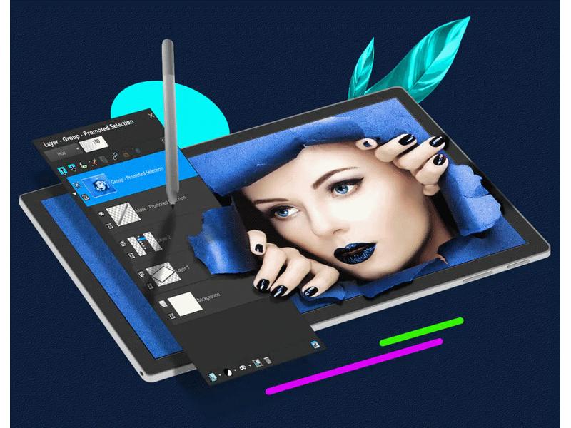 Corel PaintShop Pro 2023 Ultimate Box, Vollversion Bildbearbeitungsprogramm für Windows