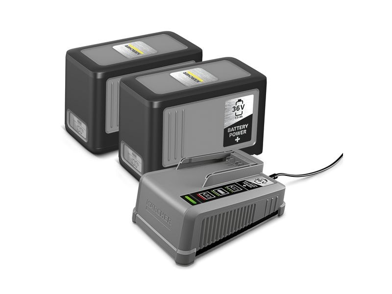 Kärcher Professional Akku Starterset Battery Power  36/75 Leistungsstarker und sehr ausdauernder Akku mit innovativer Real Time Technology