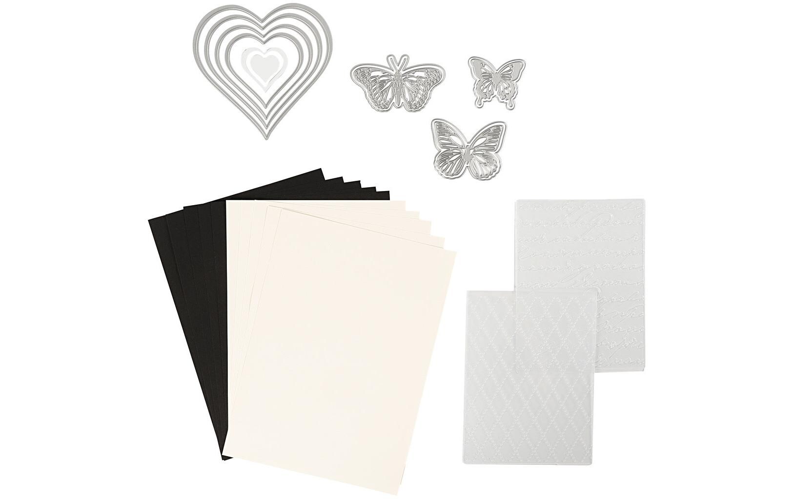 Stanz- und Prägemaschine A5 Starterkit , Blatt<br>Präge-und Stanzgerät