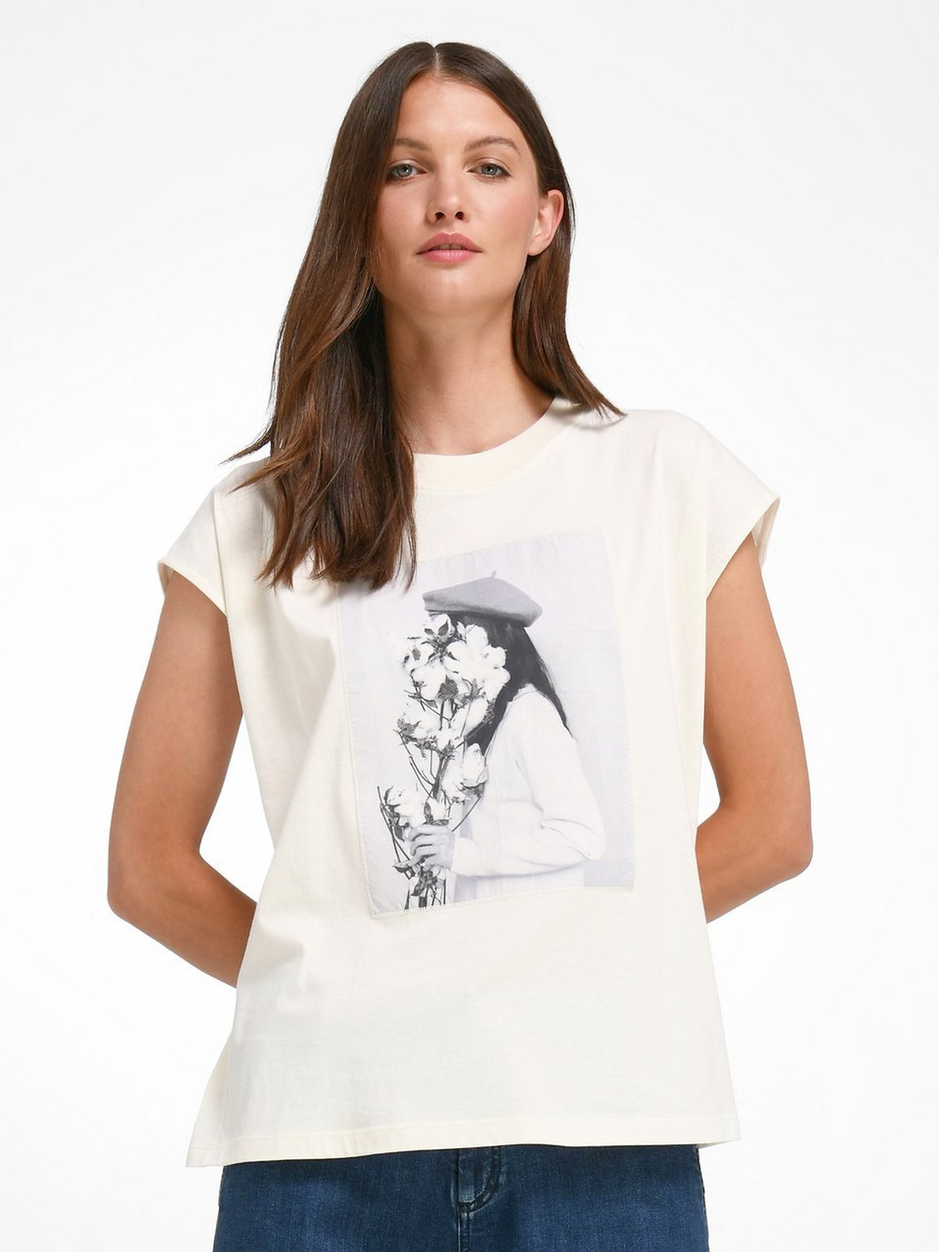 Rundhals-Shirt