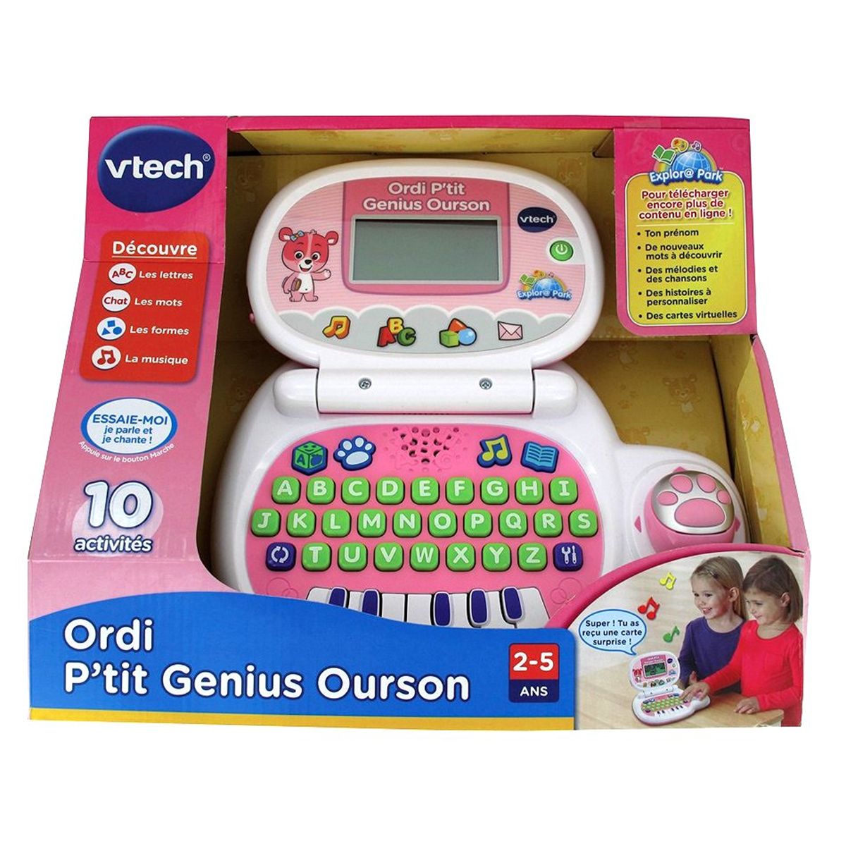 Ordi P’tit Genius Ourson rose