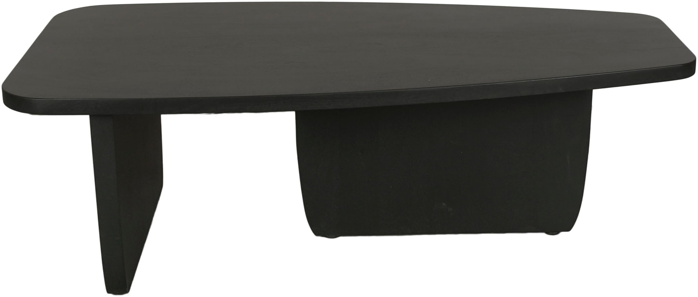 byLIVING Couchtisch »Bolt« 1 Stk. tlg. Freiform Tisch in Akazie Massivholz schwarz lackiert, 25mm Tischplatte