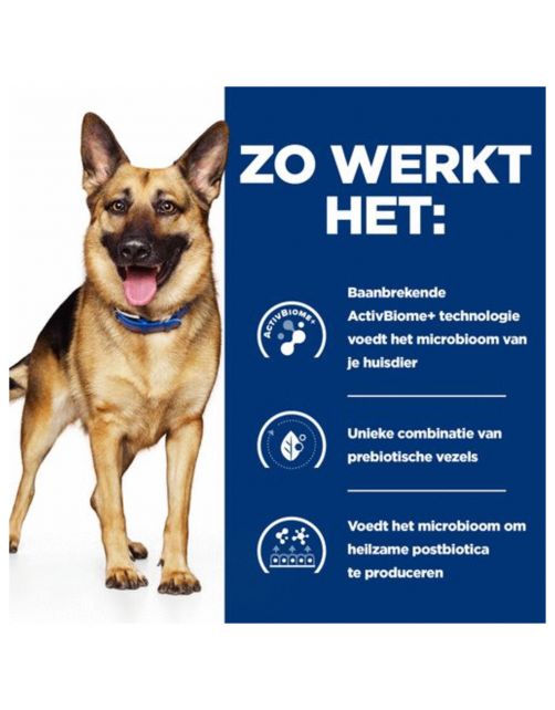 Hill's Prescription Diet Gastrointestinal Biome Digestive+ Fibre Care Stoofpotje Blik - Hondenvoer - Kip 354 g