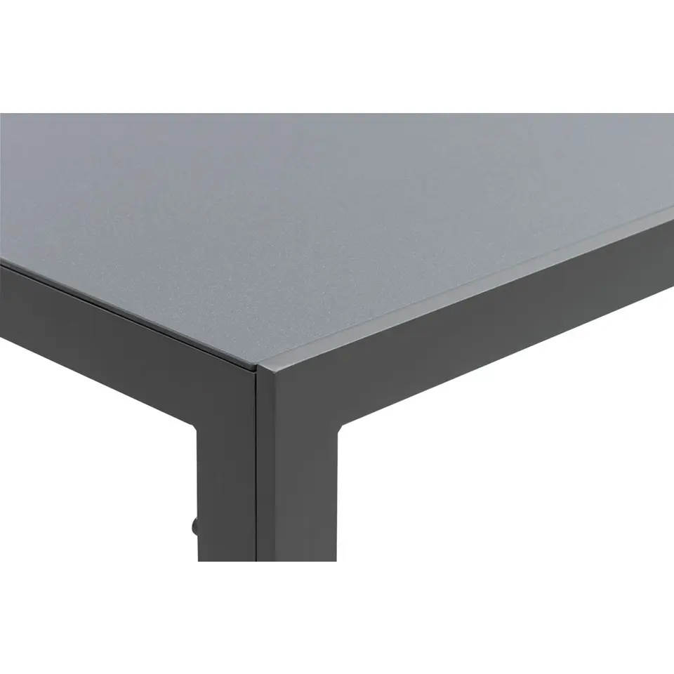Tuintafel Savoie - aluminium/glas antraciet - 75x215x90 cm
