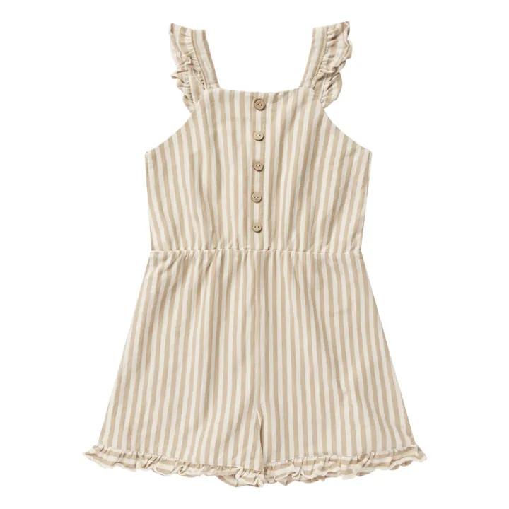 Rylee + Cru Combishort Addy Rayée | Sable