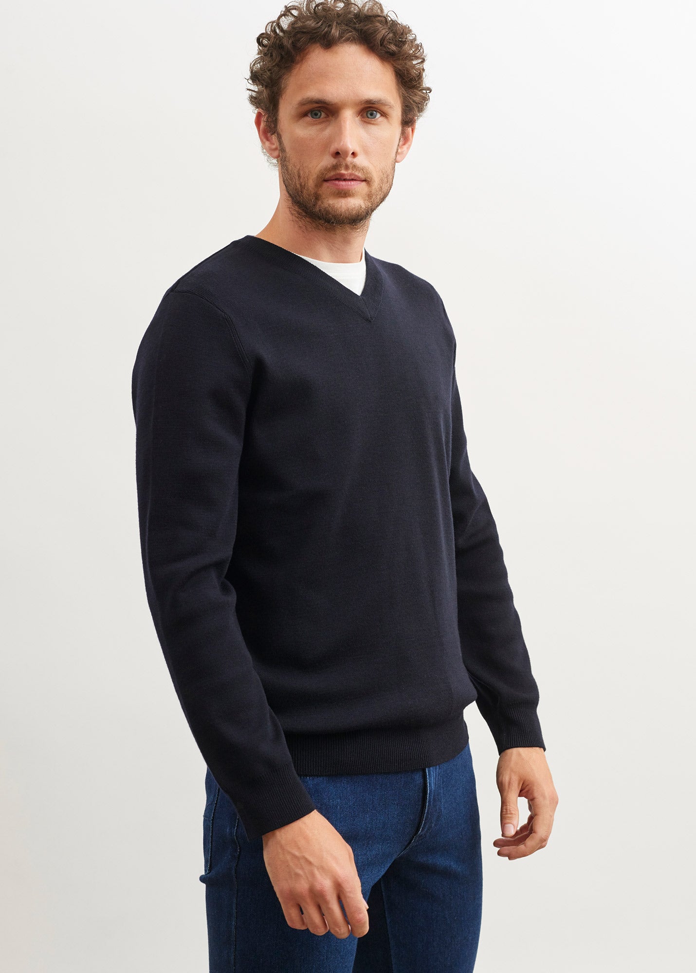 Pull col V Cuirasse