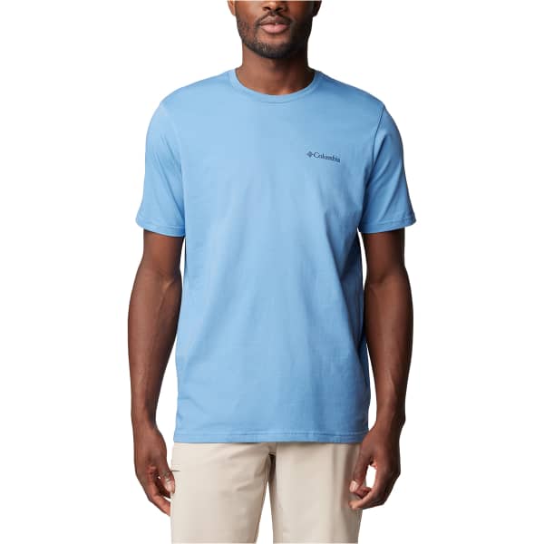 T-shirt COLUMBIA ROCKAWAY RIVER BACK GRAPHIC SHORT SLEEVE TEE SKYLER/ROCKY ROAD
