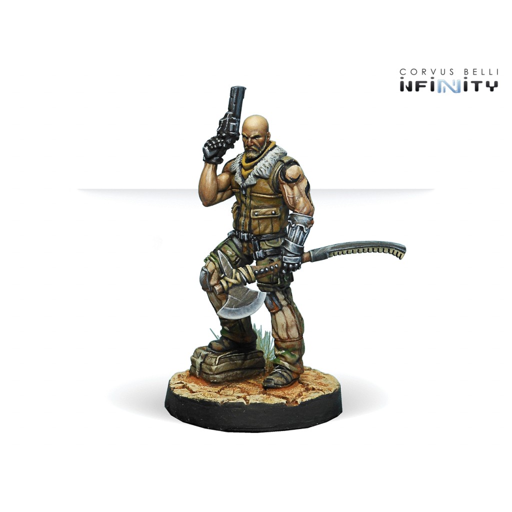 Infinity - Ariadna - Roger Van Zant, Capt. 6th Airborne (Heavy Pistol, AP CCW)