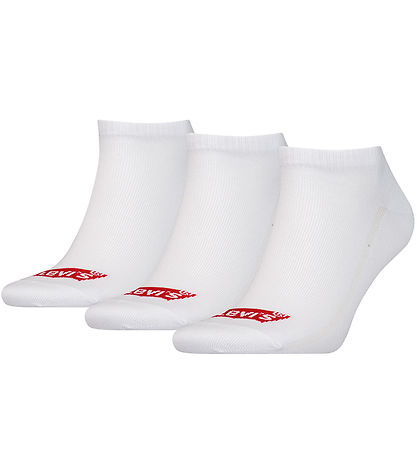 Levis Sneaker-Socken - Low Cut - 3er-Pack - Weiß