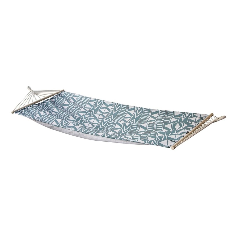 Hamac oxomo 2,3x1 m vert et blanc